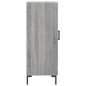 vidaXL Aparador madera de ingeniería gris Sonoma 34,5x34x90 cm vidaXL Aparador madera de ingeniería gris Sonoma 34,5x34x90 cm