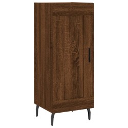 vidaXL Aparador madera de ingeniería marrón roble 34,5x34x90 cm