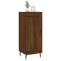 vidaXL Aparador madera de ingeniería marrón roble 34,5x34x90 cm