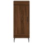 vidaXL Aparador madera de ingeniería marrón roble 34,5x34x90 cm