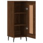 vidaXL Aparador madera de ingeniería marrón roble 34,5x34x90 cm
