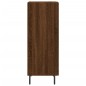 vidaXL Aparador madera de ingeniería marrón roble 34,5x34x90 cm