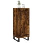 vidaXL Aparador madera de ingeniería roble ahumado 34,5x34x90 cm vidaXL Aparador madera de ingeniería roble ahumado 34,5x34x90 cm