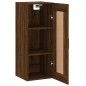 vidaXL Armario de pared madera ingeniería marrón roble 34,5x34x90 cm vidaXL Armario de pared madera ingeniería marrón roble 34,5x34x90 cm