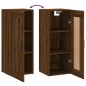 vidaXL Armario de pared madera ingeniería marrón roble 34,5x34x90 cm vidaXL Armario de pared madera ingeniería marrón roble 34,5x34x90 cm