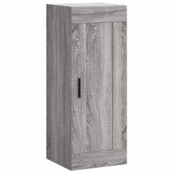 vidaXL Armario de pared madera de ingeniería gris Sonoma 34,5x34x90 cm