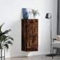 vidaXL Armario de pared madera ingeniería roble ahumado 34,5x34x90 cm vidaXL Armario de pared madera ingeniería roble ahumado 34,5x34x90 cm