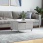 vidaXL Mesa de centro madera contrachapada gris Sonoma 55x55x36,5 cm vidaXL Mesa de centro madera contrachapada gris Sonoma 55x55x36,5 cm