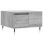vidaXL Mesa de centro madera contrachapada gris Sonoma 55x55x36,5 cm vidaXL Mesa de centro madera contrachapada gris Sonoma 55x55x36,5 cm