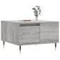vidaXL Mesa de centro madera contrachapada gris Sonoma 55x55x36,5 cm vidaXL Mesa de centro madera contrachapada gris Sonoma 55x55x36,5 cm