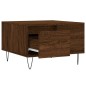 vidaXL Mesa de centro madera contrachapada roble marrón 55x55x36,5 cm vidaXL Mesa de centro madera contrachapada roble marrón 55x55x36,5 cm