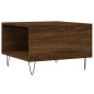 vidaXL Mesa de centro madera contrachapada roble marrón 55x55x36,5 cm vidaXL Mesa de centro madera contrachapada roble marrón 55x55x36,5 cm