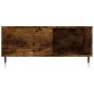 vidaXL Mesa de centro madera contrachapada roble ahumado 80x80x36,5 cm vidaXL Mesa de centro madera contrachapada roble ahumado 80x80x36,5 cm