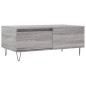 vidaXL Mesa de centro madera contrachapada gris Sonoma 90x50x36,5 cm vidaXL Mesa de centro madera contrachapada gris Sonoma 90x50x36,5 cm