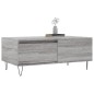 vidaXL Mesa de centro madera contrachapada gris Sonoma 90x50x36,5 cm vidaXL Mesa de centro madera contrachapada gris Sonoma 90x50x36,5 cm