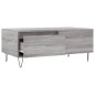 vidaXL Mesa de centro madera contrachapada gris Sonoma 90x50x36,5 cm vidaXL Mesa de centro madera contrachapada gris Sonoma 90x50x36,5 cm