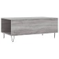 vidaXL Mesa de centro madera contrachapada gris Sonoma 90x50x36,5 cm vidaXL Mesa de centro madera contrachapada gris Sonoma 90x50x36,5 cm