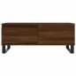 vidaXL Mesa de centro madera contrachapada marrón roble 90x50x36,5 cm