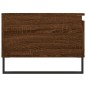 vidaXL Mesa de centro madera contrachapada marrón roble 90x50x36,5 cm