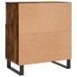 vidaXL Aparadores 3 uds madera contrachapada roble ahumado vidaXL Aparadores 3 uds madera contrachapada roble ahumado
