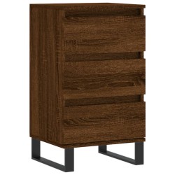 vidaXL Aparador madera de ingeniería marrón roble 40x35x70 cm