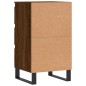 vidaXL Aparador madera de ingeniería marrón roble 40x35x70 cm vidaXL Aparador madera de ingeniería marrón roble 40x35x70 cm