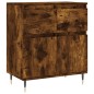 vidaXL Aparador madera contrachapada color roble ahumado 60x35x70 cm vidaXL Aparador madera contrachapada color roble ahumado 60x35x70 cm