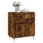 vidaXL Aparador madera contrachapada color roble ahumado 60x35x70 cm vidaXL Aparador madera contrachapada color roble ahumado 60x35x70 cm