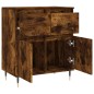 vidaXL Aparador madera contrachapada color roble ahumado 60x35x70 cm vidaXL Aparador madera contrachapada color roble ahumado 60x35x70 cm