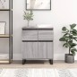 vidaXL Aparador de madera contrachapada gris Sonoma 60x35x70 cm vidaXL Aparador de madera contrachapada gris Sonoma 60x35x70 cm