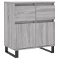 vidaXL Aparador de madera contrachapada gris Sonoma 60x35x70 cm vidaXL Aparador de madera contrachapada gris Sonoma 60x35x70 cm
