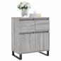vidaXL Aparador de madera contrachapada gris Sonoma 60x35x70 cm vidaXL Aparador de madera contrachapada gris Sonoma 60x35x70 cm