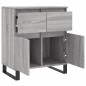 vidaXL Aparador de madera contrachapada gris Sonoma 60x35x70 cm vidaXL Aparador de madera contrachapada gris Sonoma 60x35x70 cm