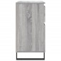 vidaXL Aparador de madera contrachapada gris Sonoma 60x35x70 cm vidaXL Aparador de madera contrachapada gris Sonoma 60x35x70 cm