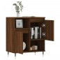 vidaXL Aparador madera contrachapada marrón roble 60x35x70 cm vidaXL Aparador madera contrachapada marrón roble 60x35x70 cm