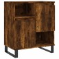 vidaXL Aparador madera contrachapada color roble ahumado 60x35x70 cm vidaXL Aparador madera contrachapada color roble ahumado 60x35x70 cm