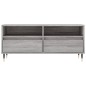 vidaXL Mueble de TV madera contrachapada gris Sonoma 100x34,5x44,5 cm