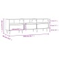 vidaXL Mueble de TV madera contrachapada roble ahumado 150x30x44,5 cm vidaXL Mueble de TV madera contrachapada roble ahumado 150x30x44,5 cm