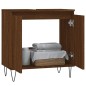 vidaXL Armario de baño madera de ingeniería marrón roble 58x33x60 cm vidaXL Armario de baño madera de ingeniería marrón roble 58x33x60 cm