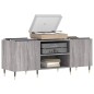 vidaXL Mueble para discos madera contrachapada gris sonoma 121x38x48cm vidaXL Mueble para discos madera contrachapada gris sonoma 121x38x48cm