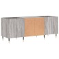 vidaXL Mueble para discos madera contrachapada gris sonoma 121x38x48cm vidaXL Mueble para discos madera contrachapada gris sonoma 121x38x48cm