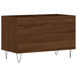 vidaXL Mueble discos madera contrachapada roble marrón 74,5x38x48 cm