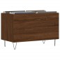 vidaXL Mueble discos madera contrachapada roble marrón 74,5x38x48 cm vidaXL Mueble discos madera contrachapada roble marrón 74,5x38x48 cm