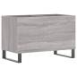 vidaXL Mueble discos madera contrachapada gris sonoma 74,5x38x48 cm vidaXL Mueble discos madera contrachapada gris sonoma 74,5x38x48 cm