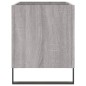 vidaXL Mueble discos madera contrachapada gris sonoma 74,5x38x48 cm vidaXL Mueble discos madera contrachapada gris sonoma 74,5x38x48 cm