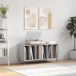 vidaXL Mueble para discos madera contrachapada gris Sonoma 100x38x48cm vidaXL Mueble para discos madera contrachapada gris Sonoma 100x38x48cm