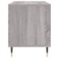vidaXL Mueble para discos madera contrachapada gris Sonoma 100x38x48cm vidaXL Mueble para discos madera contrachapada gris Sonoma 100x38x48cm