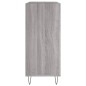 vidaXL Mueble discos madera contrachapada gris Sonoma 84,5x38x89 cm vidaXL Mueble discos madera contrachapada gris Sonoma 84,5x38x89 cm