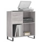 vidaXL Mueble discos madera contrachapada gris Sonoma 84,5x38x89 cm vidaXL Mueble discos madera contrachapada gris Sonoma 84,5x38x89 cm