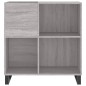 vidaXL Mueble discos madera contrachapada gris Sonoma 84,5x38x89 cm vidaXL Mueble discos madera contrachapada gris Sonoma 84,5x38x89 cm